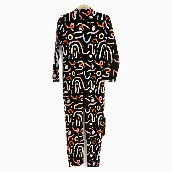 *RARE* like new Nooworks Devo Suit (long sleeve jumpsuit) in Candy, S - Picture 2 of 10